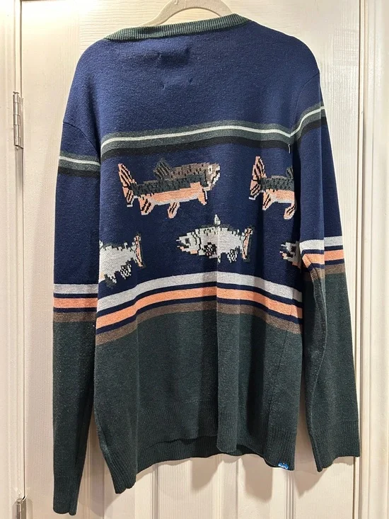 Kavu Fish Crewneck Sweater - Picture 2 of 3